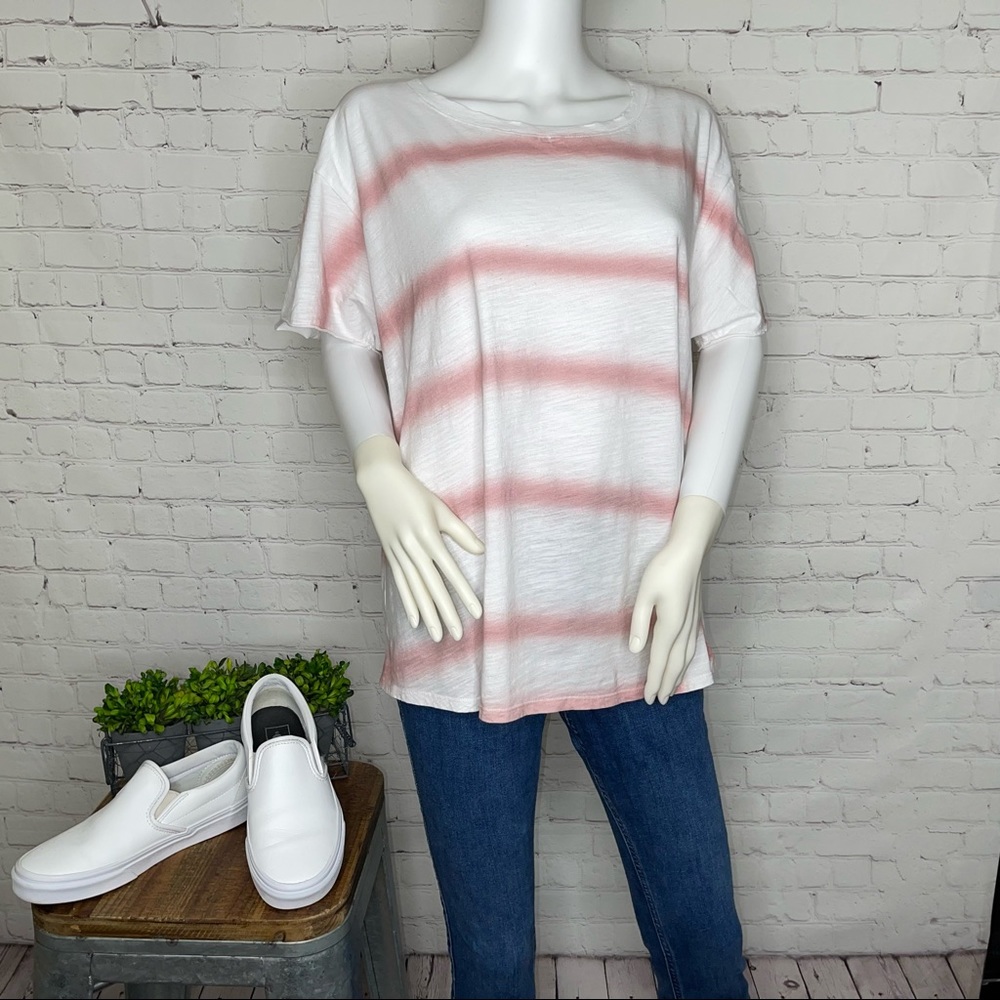 Tie Dye Striped Top